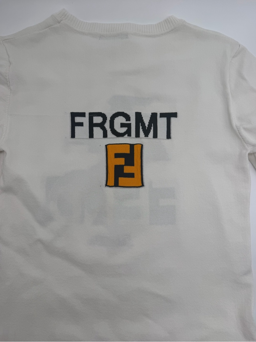 Fendi White knee Tee or Top with Dragonite Graphic x Frgmt x Pokemon sz S - Picture 4 of 6